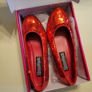 Red Sequin heels